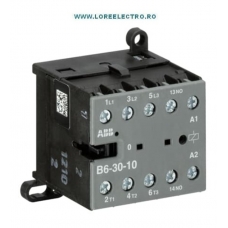 B6-30-10-03 MINI CONTACTOR 12A 4KW BOBINA 48V AC, 1NO ABB COD GJL1211001R0103