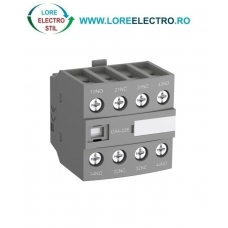 CA4-22M BLOC CONTACTE AUXILIARE FRONTALE 2NO+2NC PENTRU CONTACTOARE ABB AF09, AF12, AF16
