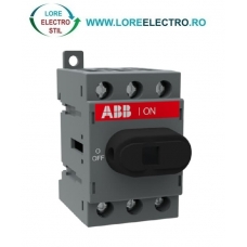 OT40F3 INTRERUPATOR GENERAL 3 POLI 40A, ABB, MONTAJ PE SINA, 1SCA104902R1001