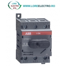 OT80F3 INTRERUPATOR GENERAL 3 POLI 80A, ABB, MONTAJ PE SINA, 1SCA105798R1001