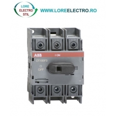 OT100F3 INTRERUPATOR GENERAL 3 POLI 100A, ABB, MONTAJ PE SINA, 1SCA105004R1001