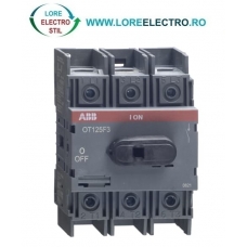 OT125F3 INTRERUPATOR GENERAL 3 POLI 125A, ABB, MONTAJ PE SINA, 1SCA105033R1001