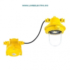 AV-02C LED 57,5W Corp de iluminat antiex 57,5W cu LED  8800LM 5000K + CAEX LED-02 57,5W, 230v pentru zona 1 si zona 2 gaze Explozibile, ELBA