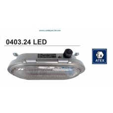 0403.24 LED 20-1 - Lampa Antiex LED 17W tip BAT transparenta, 1575lm, IP66, Zona 1 gaze si zona 21 Prafuri Explozibile