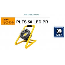 PLFS 50 LED PR Proiector LED 60W Antiex Portabil, 10200Lm, 230V zona 1 si 2 Gaze, Zona 21 si 22 Prafuri Explozibile, IP66