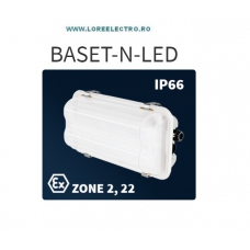 051940 BASET-N-LED-2R-2950-4K, IP66 CORP ILUMINAT ANTIEX 20W PENTRU EXIT - FARA KIT DE EMERGENTA, ZONA 2 GAZE, ZONA 22 PRAFURI