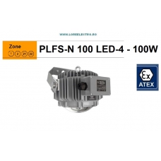 PLFS-N 100 LED-4 CORP ILUMINAT ANTIEX LED 100W 12690 LUMENI ZONA 1, ZONA 2 GAZE, RESPECTIV ZONA 21, 22 PRAFURI EXPLOZIBILE, TEPEX