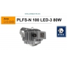 PLFS-N 100 LED-3 CORP ILUMINAT ANTIEX LED 80W 10150 LUMENI ZONA 1, ZONA 2 GAZE, RESPECTIV ZONA 21, 22 PRAFURI EXPLOZIBILE, TEPEX