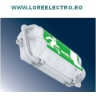 Corp iluminat antiex EXIT 1x11W nepermanent autonomie 3h, cod LORE00000005