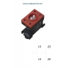 DPB BLOC CONTACTE 1NO+1NC PENTRU CUTIE DE COMANDA ANTIEX CU BUTON DUBLU SKX