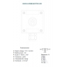 SKX 12/37 CUTIE DE COMANDA ANTIEX CU POTENTIOMETRU LINIAR PENTRU ZONA 1, 230V  IP66, 1 X M25 POLIAMIDA, TEPEX