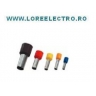 PINI TERMINALI CONECTARE CABLURI FLEXIBILE , SECTIUNE CABLU : 1,5mm , 2,5mm , 4mm , 6mm ,10mm , 16mm , 25mm , 35mm , 50mm