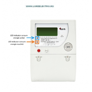 CST 0410 DQCL- 3X230/400V CONTOR ELECTRONIC TRIFAZAT MONOTARIF CONEXIUNE DIRECTA 100A PENTRU ENERGIE ACTIVA SI REACTIVA AEM TIMISOARA