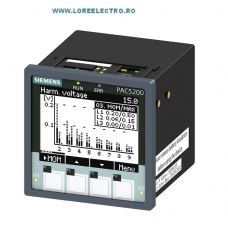 7KM5412-6BA00-1EA2 CENTRALA MASURA ENERGIE ELECTRICA SIEMENS SENTRON PAC5200 , CURENT X/5A, X/1A, ENERGIE ACTIVA, ENERGIE REACTIVA, COMUNICATII: Modbus TCP, Modbus RTU / PROFINET / PROFIBUS