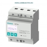 7KT1667 Contor trifazat Conexiune directa Masurare Energie Activa si reactiva cu montaj pe Sina Omega, PAC1600 L-L: 400 V, L-N: 230 V, 80 A, M-BUS, fara MID, Siemens  7KT PAC1600