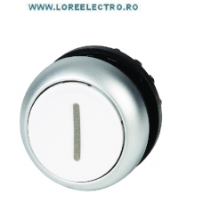 M22-D-W-X1 Cap buton comanda alb cu revenire inscriptionat I EATON