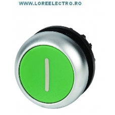 M22-D-G-X1 Cap buton comanda verde/I cu revenire , MOELLER EATON