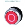 M22-D-R-X0 Cap buton comanda ROSU Eticheta O cu revenire MOELLER EATON