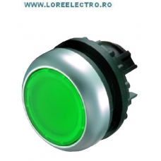 M22-D-G Cap buton comanda verde cu revenire , MOELLER EATON