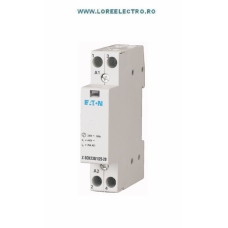 Z-SCH230/1/25-20 CONTACTOR 25A CONTACTOR MODULAR EATON MOELLER 25A MONTAJ PE SINA OMEGA 2 POLI, 2NO, TENSIUNE COMANDA 230V