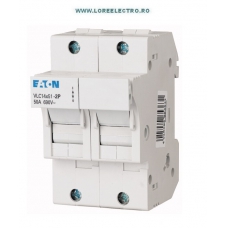 VLC14-2P SEPARATOR MONOFAZAT PENTRU SIGURANTE FUZIBILE 14X51 MAXIM 50A, 2 POLI