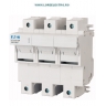 VLC22-3P SEPARATOR TRIPOLAR PENTRU SIGURANTE FUZIBILE 14X58 , MAXIM 100A, 3 POLI, EATON