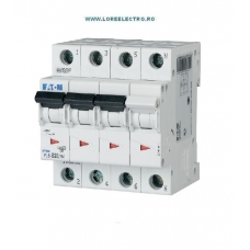 PL6-C20/3N, Siguranta automata trifazata tripolara 3P+N 20A, EATON curba c 6kA