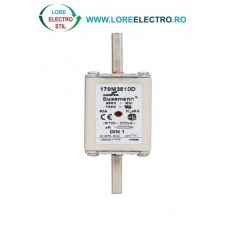 170M3810D Siguranta fuzibila ultrarapida MPR 63A, NH 1, curba ardere aR, 690 V AC, capacitate de rupere 200 kA, Eaton Bussmann