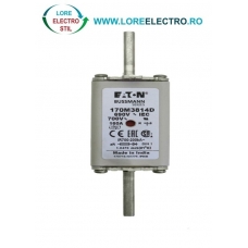 170M3814D Siguranta fuzibila ultrarapida MPR 160A, NH 1, curba ardere aR, 690 V AC, capacitate de rupere 200 kA, Eaton Bussmann