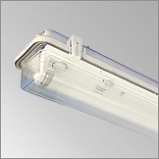 Corp de iluminat fluorescent 1x58W FIPAD 06 158 1x58W- IP 65 Producator Elba Timisoara 230V /50Hz, IP 65, IK 08