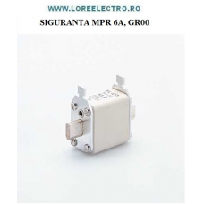 SIGURANTA FUZIBILA MPR 6A, GR 00 gL-gG 500V