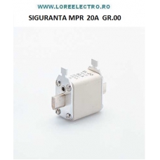 SIGURANTA FUZIBILA MPR 20A, GR 00 gL-gG 500V