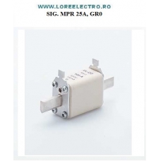 SIGURANTA FUZIBILA MPR 25A, GR 0 gL-gG 500V