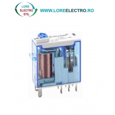 46.52.9.024.0040 Releu industrial miniaturizat bobina 24V DC, fisabil, terminale lamelare 2 CO, 8A, Finder