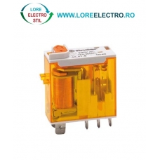 46.61.8.230.0040 Releu industrial miniaturizat bobina 230V AC, fisabil, terminale lamelare 1 CO, 16A, Finder