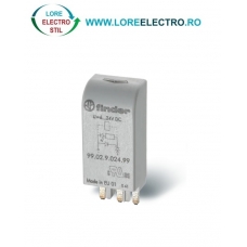 9902006098 MODUL LED + VARISTOR VERDE 28V .. 48V AC/DC PENTRU RELEE FINDER SERIE 90/92/94/95/96/97
