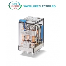 55.33.9.220.0040 releu intermediar cu 3 contacte, 10A Finder, 11 pini, tensiune bobina 220V DC
