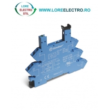 93.51.0.024 soclu releu miniatural Finder 5 PINI, 6V ..24v DC, cleme Arc