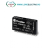 34.51.7.005.0010 mini releu ingust Finder 5V DC, 6A 250v 1SPDT ( 1 CONTACT BASCULANT NO NC )