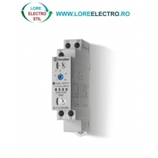 807102400000 RELEU DE TIMP MULTIFUNCTIE FINDER, TENSIUNE ALIMENTARE BOBINA 24V .. 230V AC/DC, IESIRE PE CONTACT SEMICONDUCTOR 0,1s .. 24H