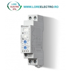 701182302022 RELEU SUPRAVEGHERE TENSIUNE MONOFAZATA, TENSIUNE MAXIMA, MINIMA REGLABILA, INTARZIERE,8A, FINDER