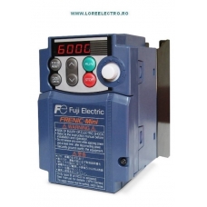 FRN0006C2S-7E convertizor de frecventa pentru Motor 0,75KW, 4A, Fara Filtru, Alimentare Monofazata 230v, Iesire trifazata 3x220V, Producator Fuji Japonia