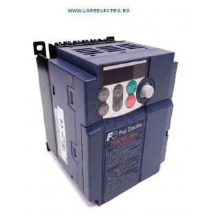 FRN0002C2S-4E convertizor de frecventa trifazat pentru Motor 0,4KW, curent 1,5A, fara Filtru de retea, Alimentare trifazata 400v, Iesire trifazata 3x400V, Producator Fuji Japonia