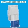 587 40 , PRIZA LEGRAND CU MONTAJ APARENT , TENSIUNE LUCRU 200/250V , 2P , 63 A , GRAD PROTECTIE IP 66/67