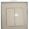 INTERUPATOR COMUTATOR BIPOLAR LUMINA, CARIVA, CULOARE ALB, COD: 773805, LEGRAND, TENSIUNE 230V, CURENT 10A