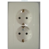 PRIZA SUKO DUBLA, 16A, CULOARE ALB, COD: 773627, LEGRAND, TENSIUNE 230V, GAMA CARIVA