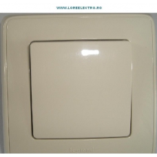 INTERUPATOR LUMINA, CARIVA, LEGRAND, CULOARE CREM IVOAR COD: 773901,  TENSIUNE 230V, CURENT 10A,