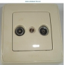 PRIZA RADIO TV DE CAPAT, CULOARE CREM (IVOIRE) , COD: 773933, GAMA CARIVA
