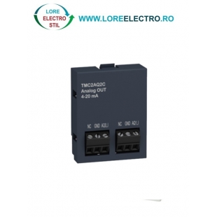TMC2AQ2C, cartus M221 modul analogic OUT, 2 iesiri analogice, extensie I O