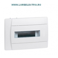135151 TABLOU ELECTRIC 12 MODULE MONTAJ INCASTRAT , CUTIE DE PLASTIC CU USA TRANSPARENTA LEGRAND